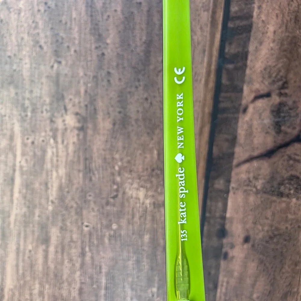 Kate‎ Spade Lucyann ODV2 Tortoise Lime Green Rectangular Eyeglasses Frames 135